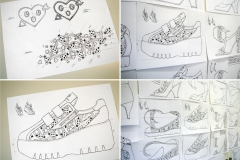 Isabella Zocchi footwear sketches